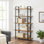 Danna 177.5cm H x 105cm W Steel Standard Bookcase