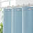 Linen Textured Shower Curtain and Hooks Set-1782405549
