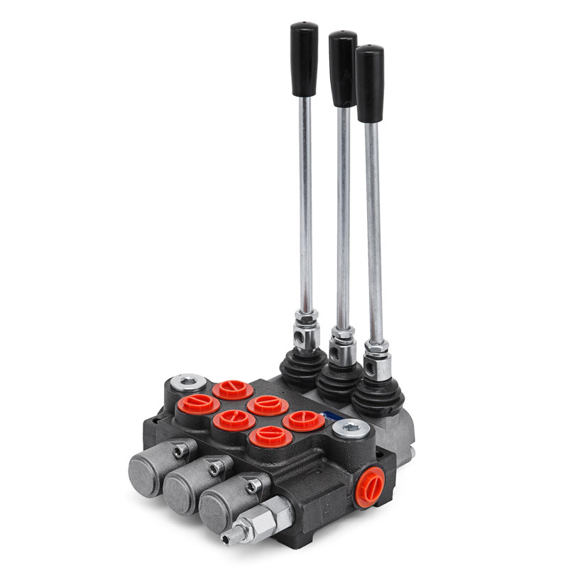 3 Spool Hydraulic Control Valve 11GPM Hydraulic Directional Control Valve