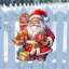 Piquet de cœur pour tout le père Noël