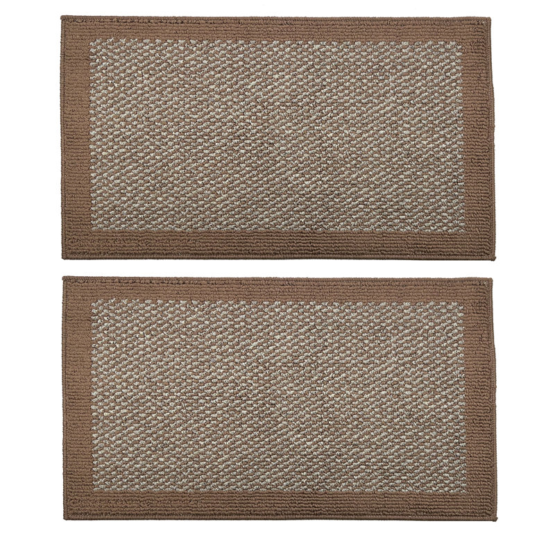 Tapis de cuisine Ebern Designs FX32, L 30 po x l 18 po, Brun