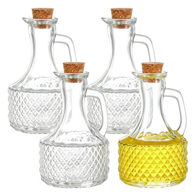 Glass Condiment Set