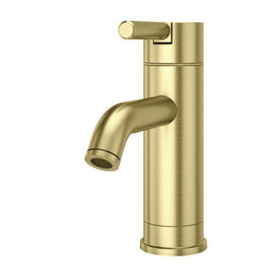 Robinet de salle de bain central à contrôle unique 4 "en nickel brossé Contempra
