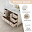 Ensemble de meuble-lavabo simple 48 po avec comptoir en quartz Carrera