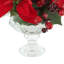Holiday Floral Arrangement with Poinsettias and Berries