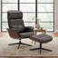 Fauteuil inclinable avec repose-pieds Mid Century-120950976
