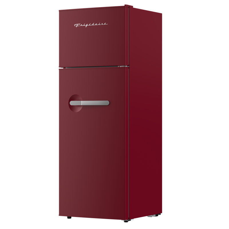 Frigidaire 7,5 pi³ Pi. Réfrigérateur rétro, réfrigérateur d'appoint à fixation sur le dessus , Merlot