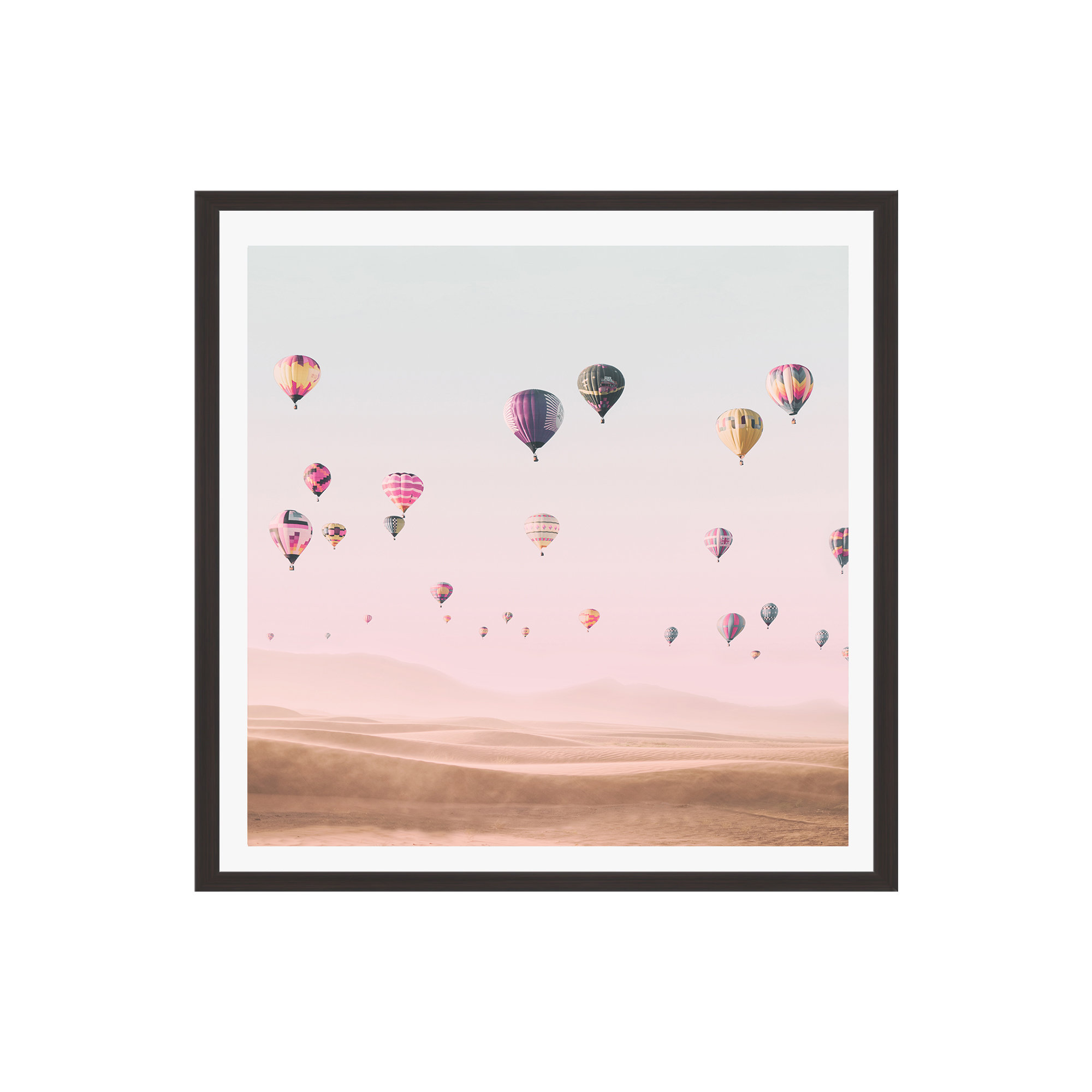 Around The World by Sisi And Seb, Espresso Single Picture Framed, Yes, 30" H x 30" W x 2" D