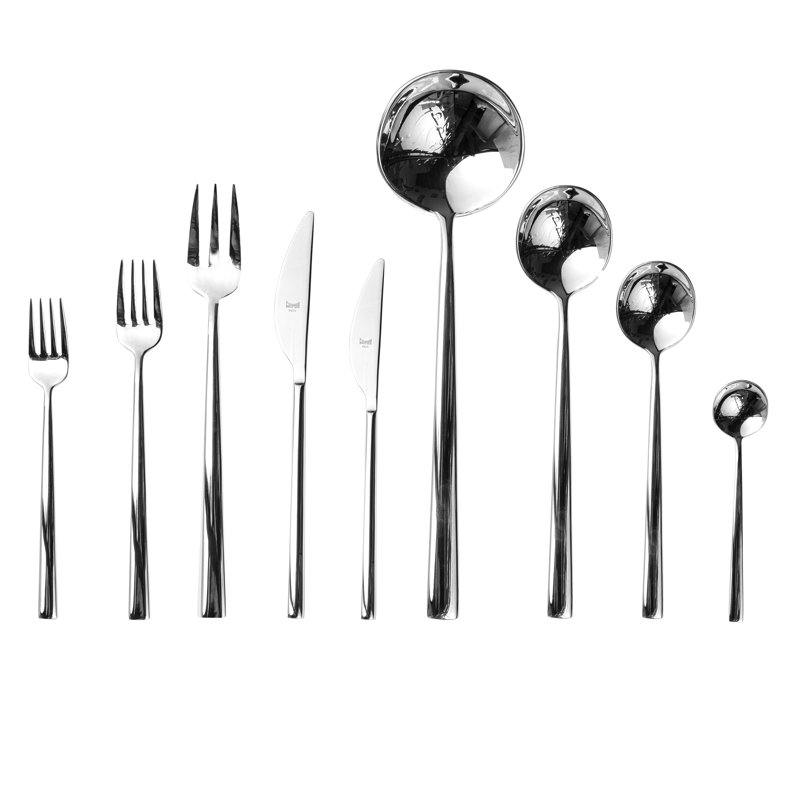 Movida Flatware Set - 39 Pieces - Stainless Steel