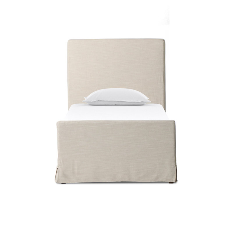 Kagan Slipcover Bed-Savoy Parchment-Twin, Twin, Savoy Parchment