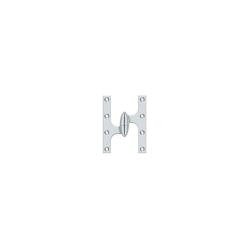 Hinge, Polished Chrome, Left Hand