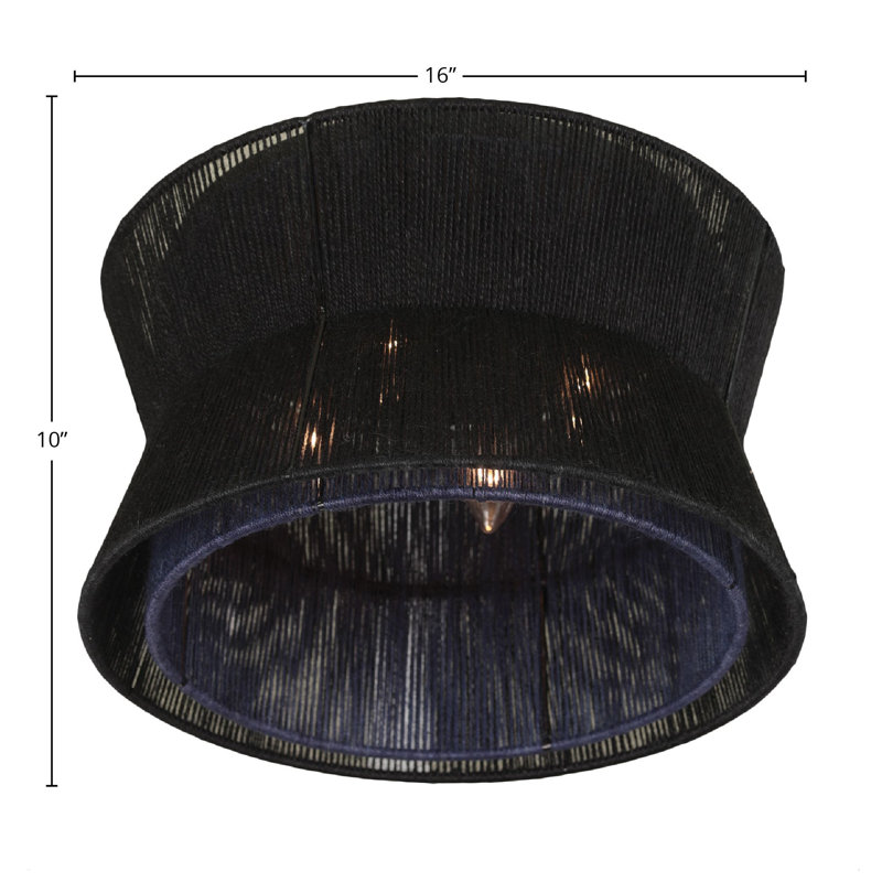 Plafonnier encastré noir mat Madura 4 LT Kalco