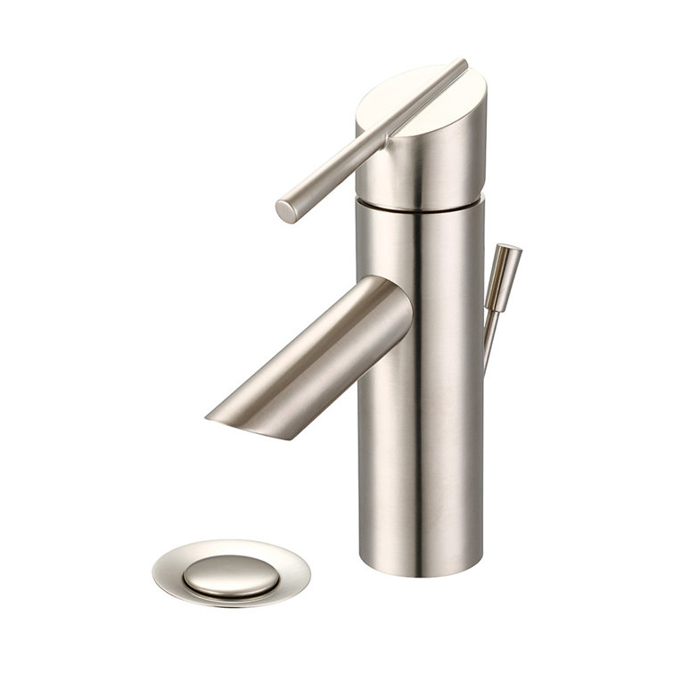 Single-Hole Single-handle Bathroom Faucet with Drain Assembly