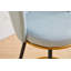 Tabouret de comptoir rembourré avec structure en métal (ensemble de 2)-1238120000