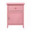 Table de chevet rose