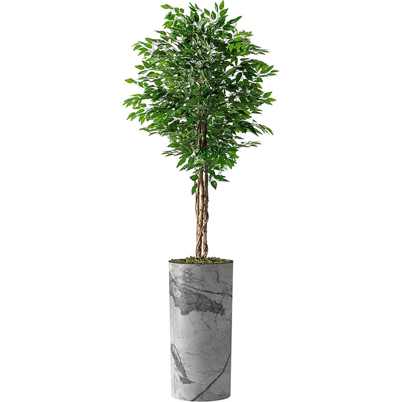 75'' Faux Ficus Tree in Pot