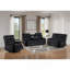 Fauteuil inclinable oscillant Lucie G00250A-RC, noir
