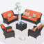 Ensemble de conversation pour 7 personnes avec coussins-502637321-502637322