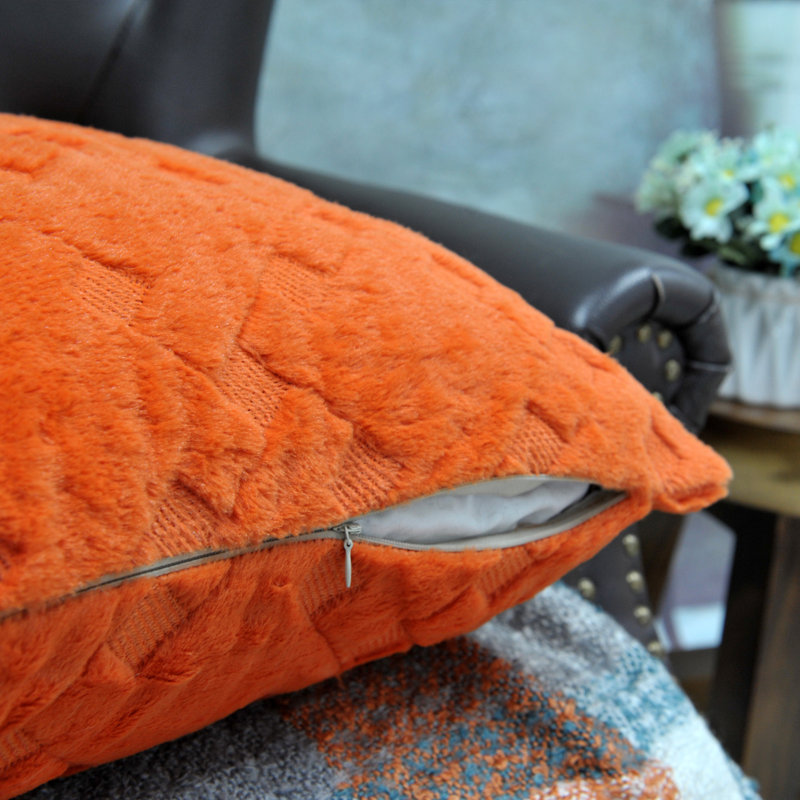 Housses de coussin Tatami, Orange brûlé