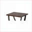 Table basse Isiah Support en métal noir nickel