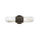 2 Light Frosted Dimmable LED Bath Bar