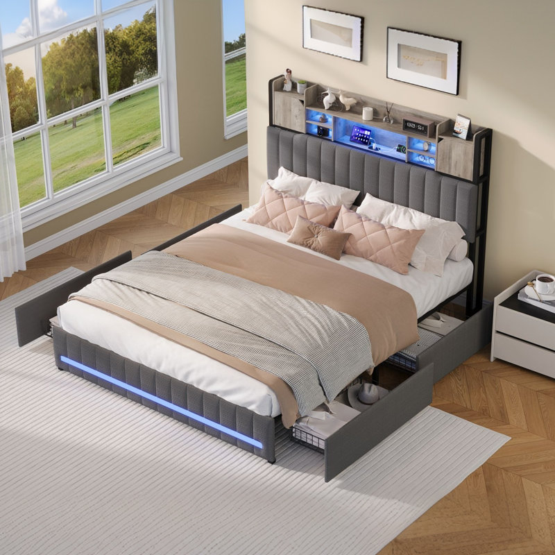 Upholstered Bed, European Kingsize (160 x 200 cm)