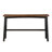 Transitional 4-Piece Pub Height Set, Table and Bar Stools Black and Brown Finish Solid Rubberwood Furniture-1135724173-1135724795-1121421562