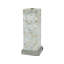 Ensemble de lampes de table 2 pièces à motif mosaïque moderne blanc avec finition chromée | Idée de cadeau
