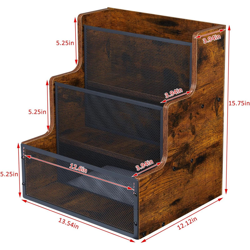 16'' H Tabletop Storage