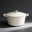 Batterie de cuisine en fonte émaillée, casseroles et poêles antiadhésives 7 pièces avec couvercles, comprenant une cocotte, une poêle et une casserole pour un chauffage uniforme sur toutes les cuisinières et la cuisson au four-124862888