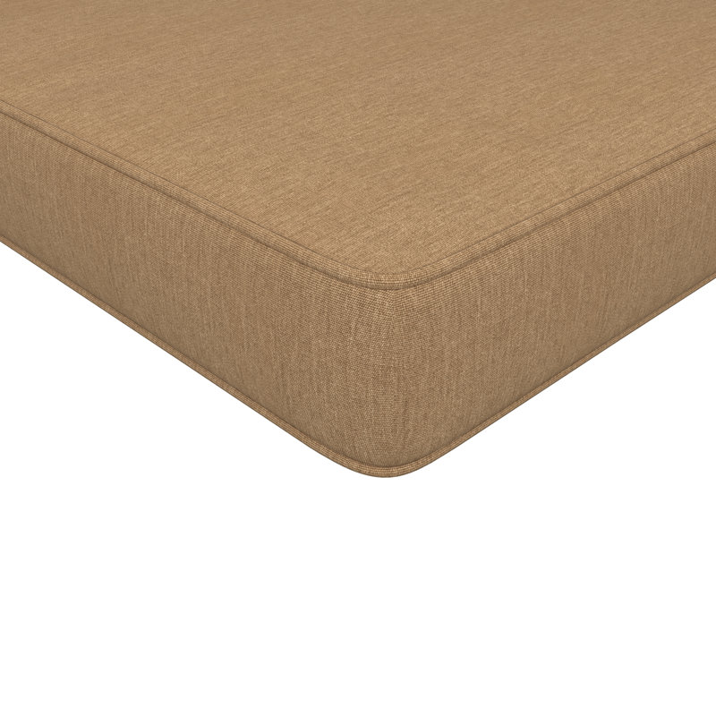 Coussin de siège Jayapura Sunbrella® intérieur / extérieur, Toile Sunbrella® beige chiné, L 65 po x P 18 po