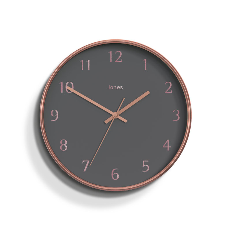 Acrylic Wall Clock, Rose Gold
