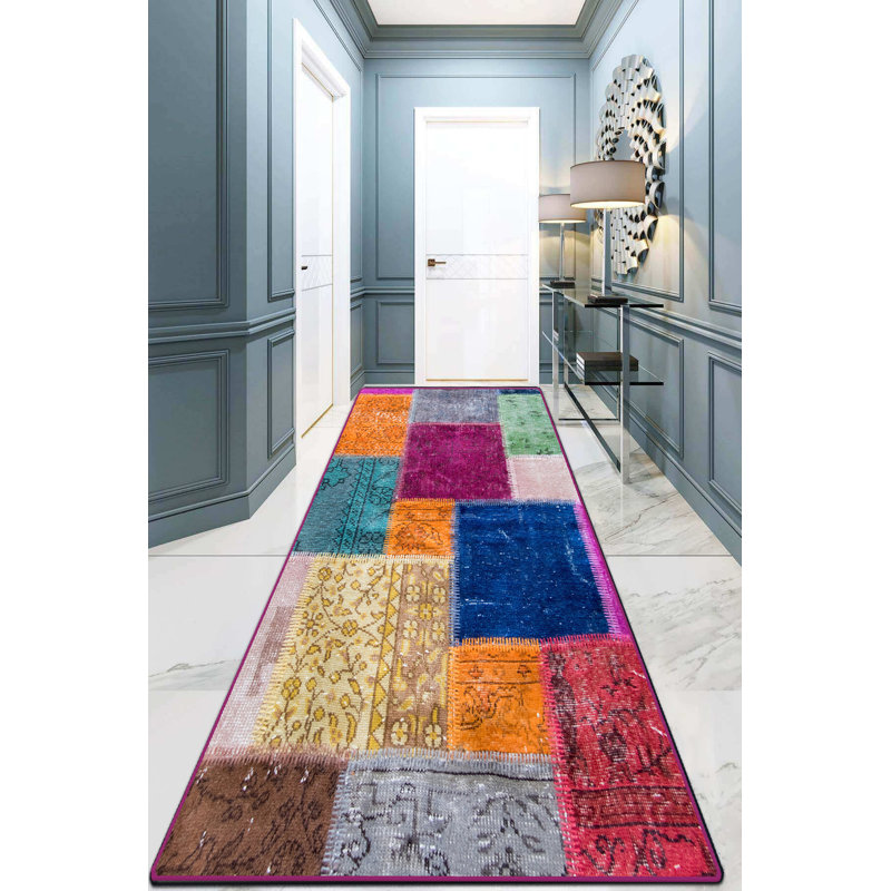 Luxury Area Rug 6.6 x 9.5 Feet, 100% Polyester, 10 mm Pile Height | Antibacterial, Non-Slip Dot Base, Machine Washable | Perfect for Living Room, Bedroom, or Dining Area, Soft and Durable Design