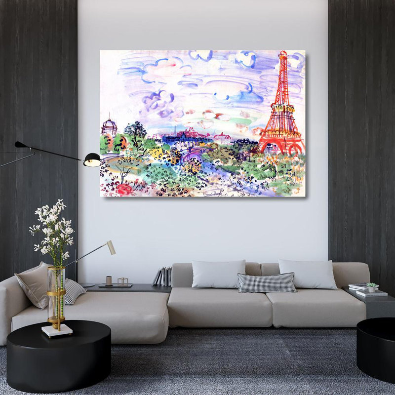La Tour Eiffel, 1935 IMC-TFA435, 34'' H x 48'' W