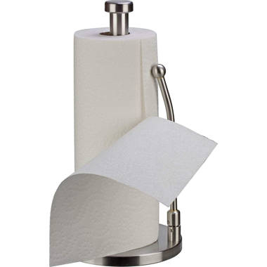 Symple Stuff Stainless Steel Free-Standing Paper Towel Holder & Reviews ...