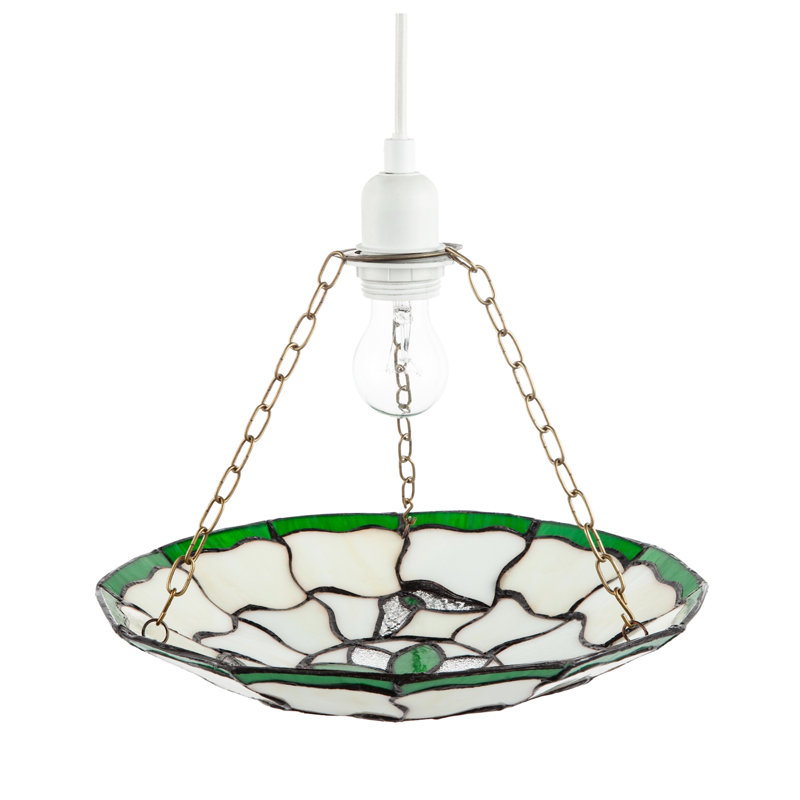 6cm H Glass Bowl Pendant Shade ( No Direct Attachment Method ) in Green