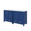 Ensemble de meuble-lavabo de 60 pouces avec lavabos doubles en céramique et tiroirs segmentés-291909954-291909952