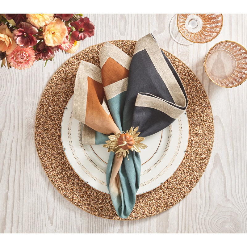 Gilded Gourd Napkin Ring