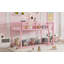 Lit superposé bas simple au-dessus d'un lit simple, lit superposé au sol avec échelle, bois massif pour enfants et adolescents, conception compacte et peu encombrante-875964909