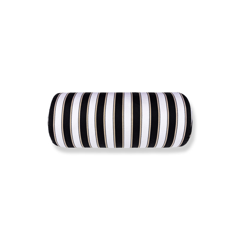 PIANO STRIPE PILLOW, Ebony Piano Stripe