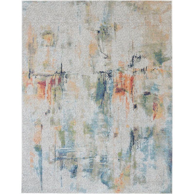 Hitton Abstract Area Rug, Rectangle 239 x 300cm
