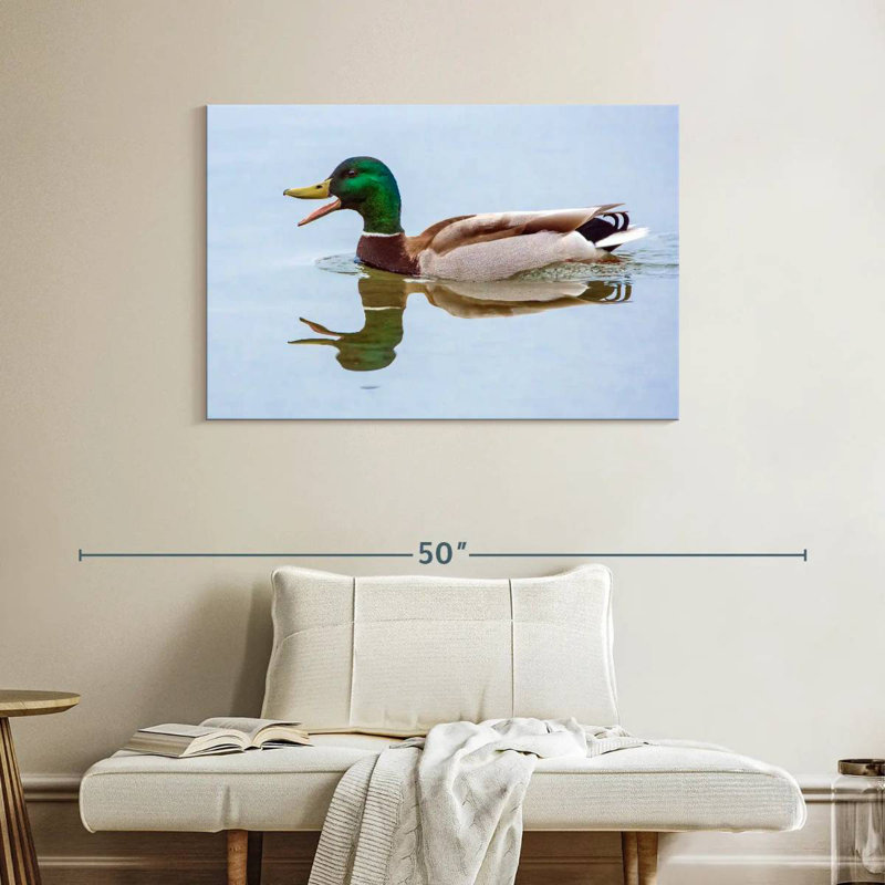 Brampt Floating Mallard Duck, 26" H x 39" W