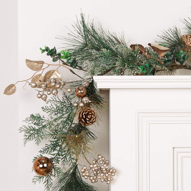 150cm Lighted Faux Garland with Lights
