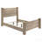 Weathered Oak 55-inch Eastern King Panel Bed