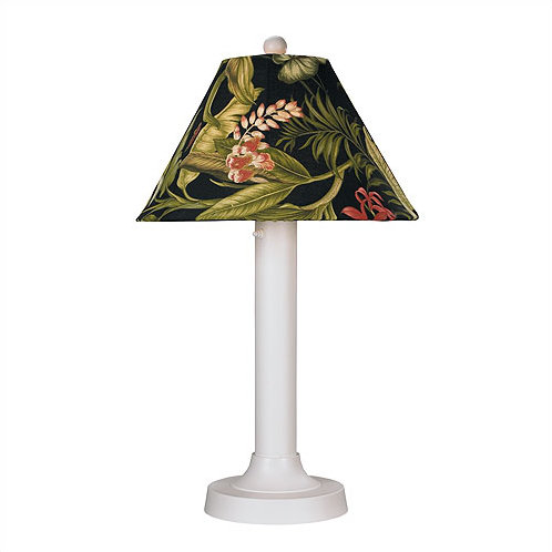 Delois 34'' Plug-in Outdoor Table Lamp, Aruba, Bronze