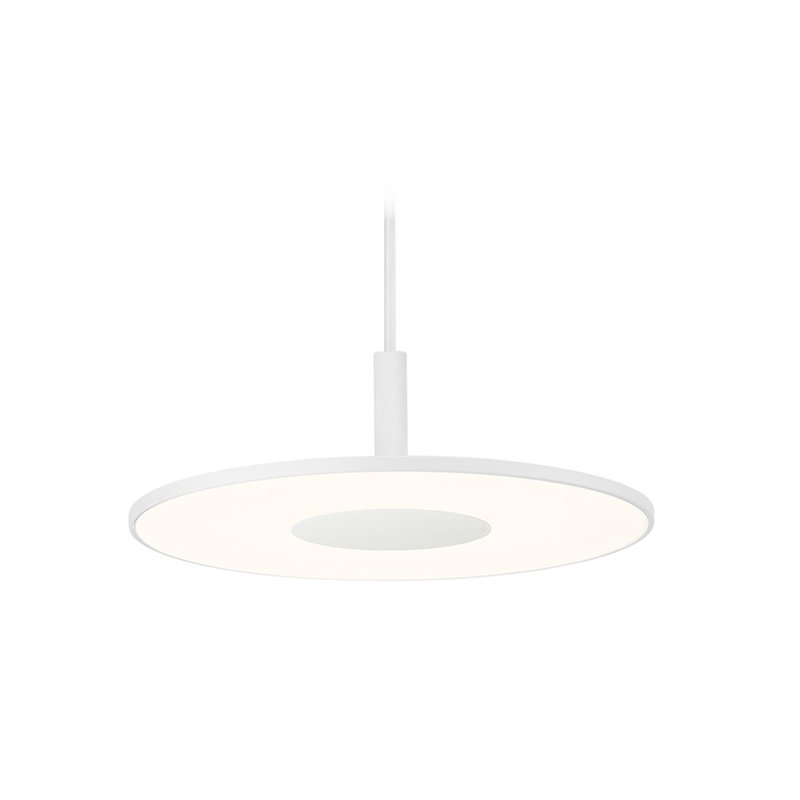 Circa Pendant Lamp, White, 3.5" H x 16" W x 16" D