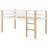 Sturdy Wooden Loft Bed with Ladder & Strong Slat Support-1663515510