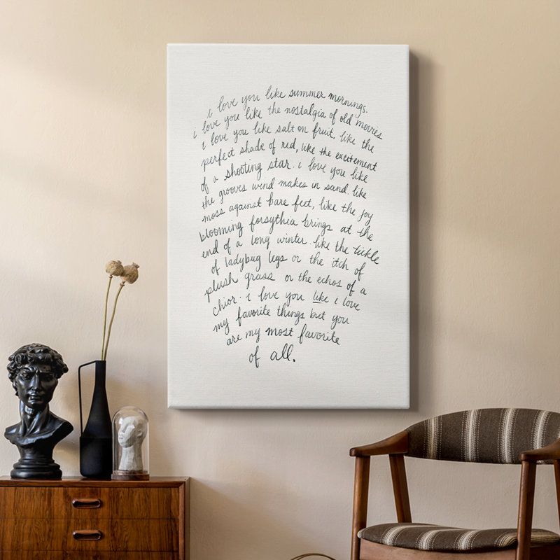Lettre à un amoureux I - galerie sur mesure, H 18 po x l 12 po