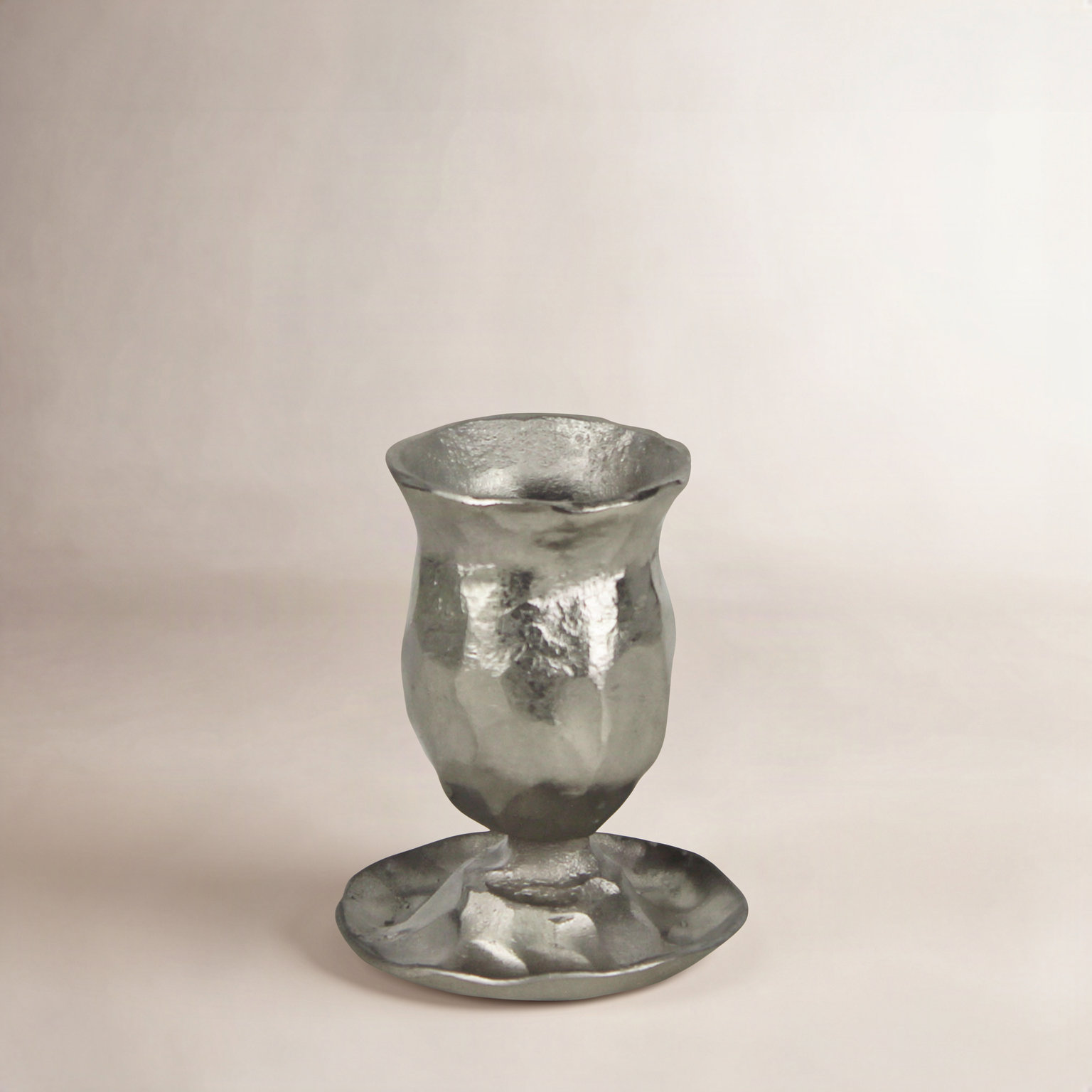 Taper Candle Holder, Nickle