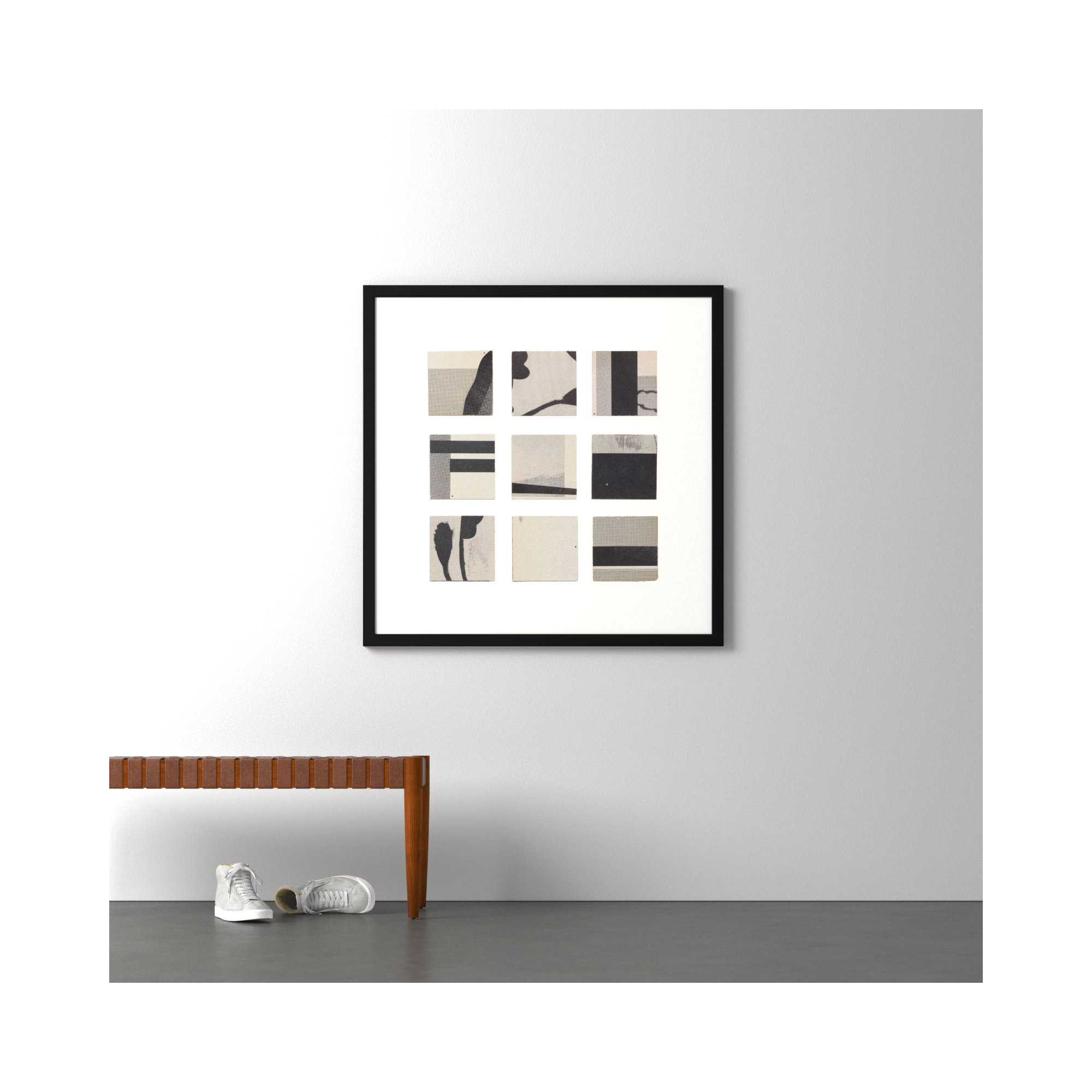 Pinpoint, Black, 44" H x 44" W x 1.25" D